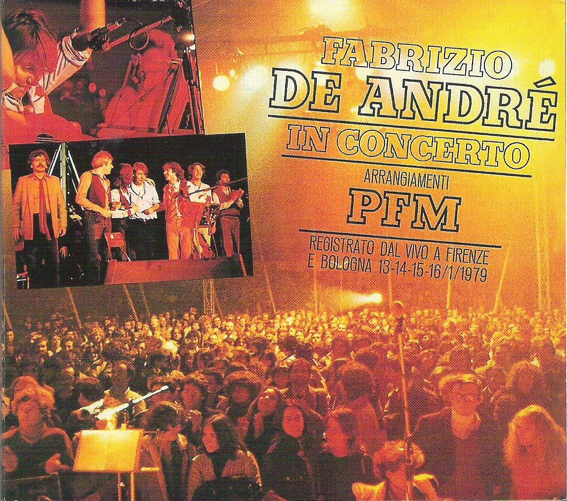 Fabrizio De André in concerto (copertina 33 giri)